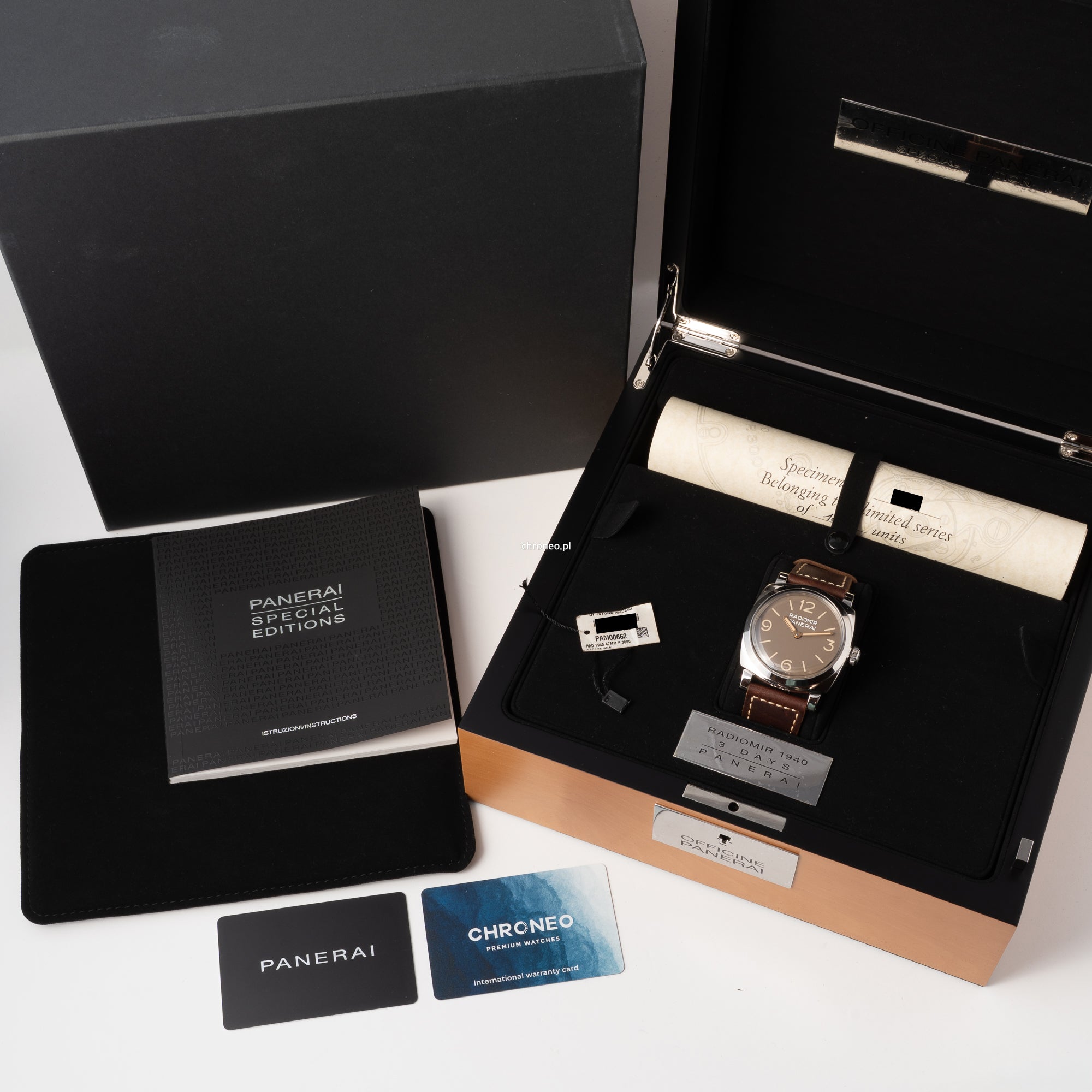 Panerai Radiomir 1940 3 Days 47 mm ref. PAM00662