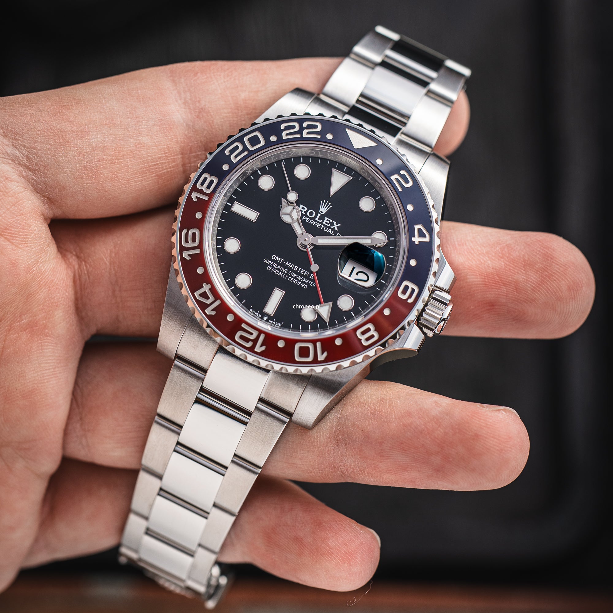 Rolex GMT-Master II 40mm ref. 126710BLRO Pepsi