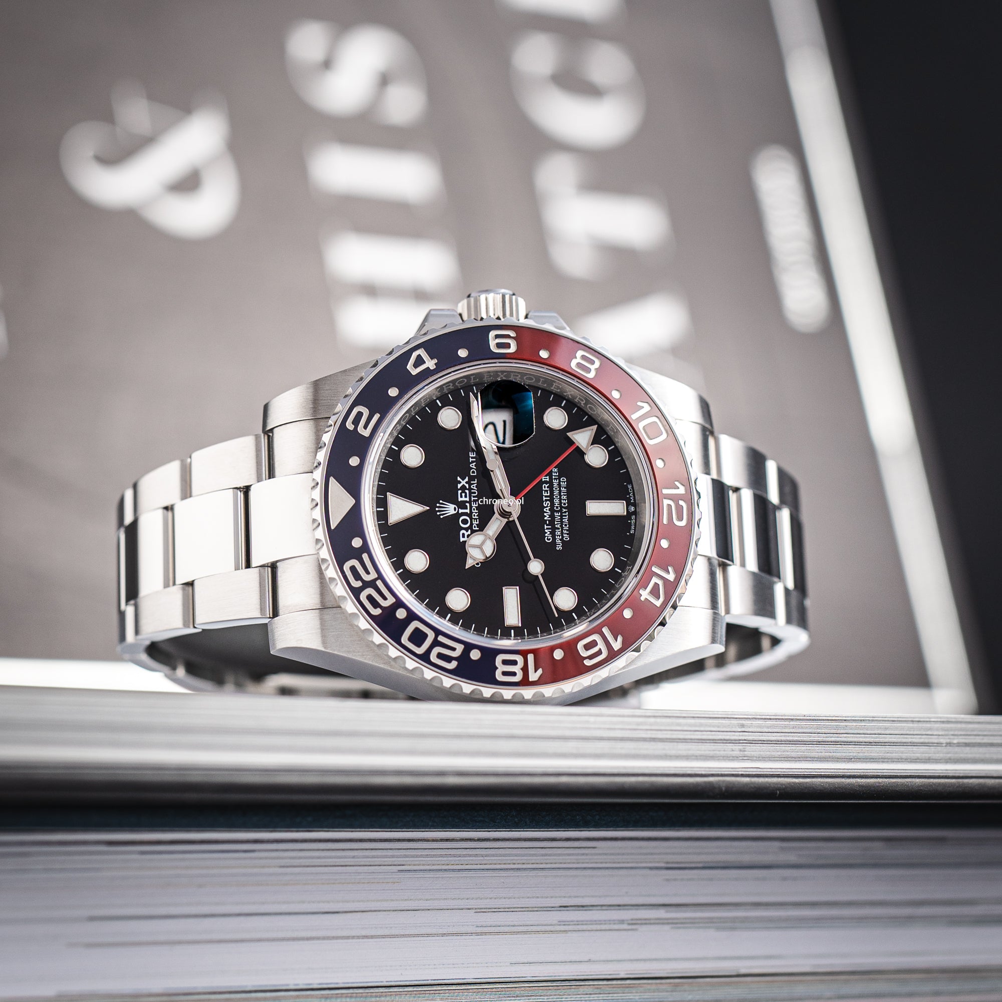 Rolex GMT-Master II 40mm ref. 126710BLRO Pepsi