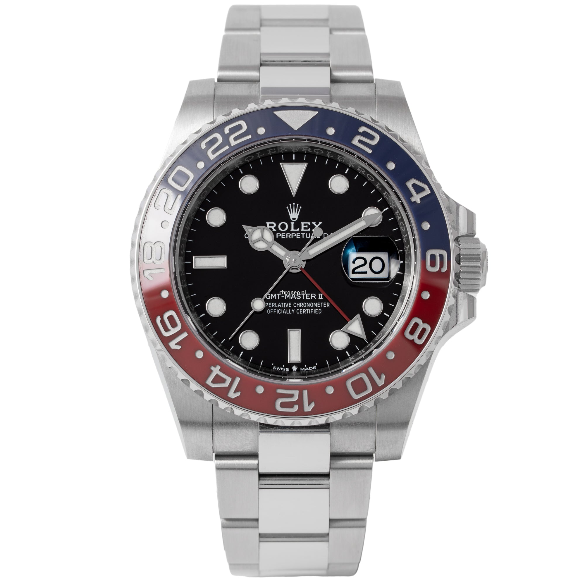 Rolex GMT-Master II 40mm ref. 126710BLRO Pepsi JUBILEE & OYSTER