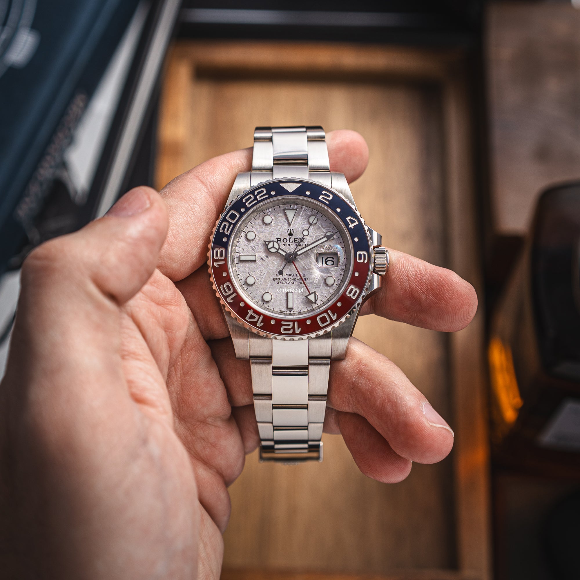 Rolex GMT-Master II 40 mm ref. 126719BLRO Meteoryt