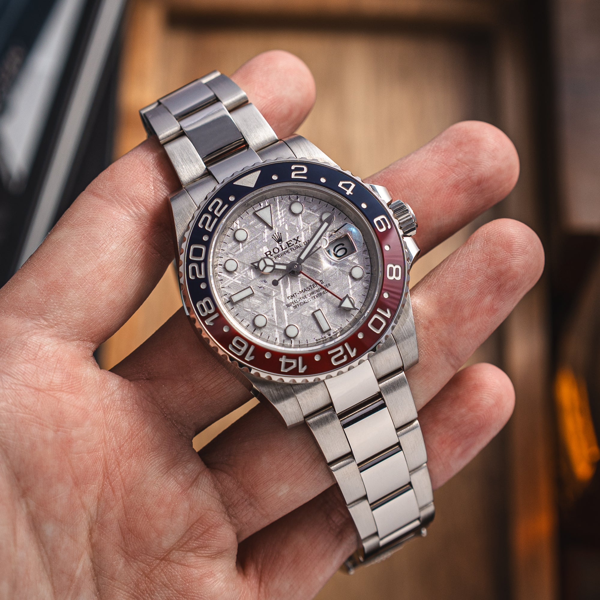 Rolex GMT-Master II 40 mm ref. 126719BLRO Meteoryt