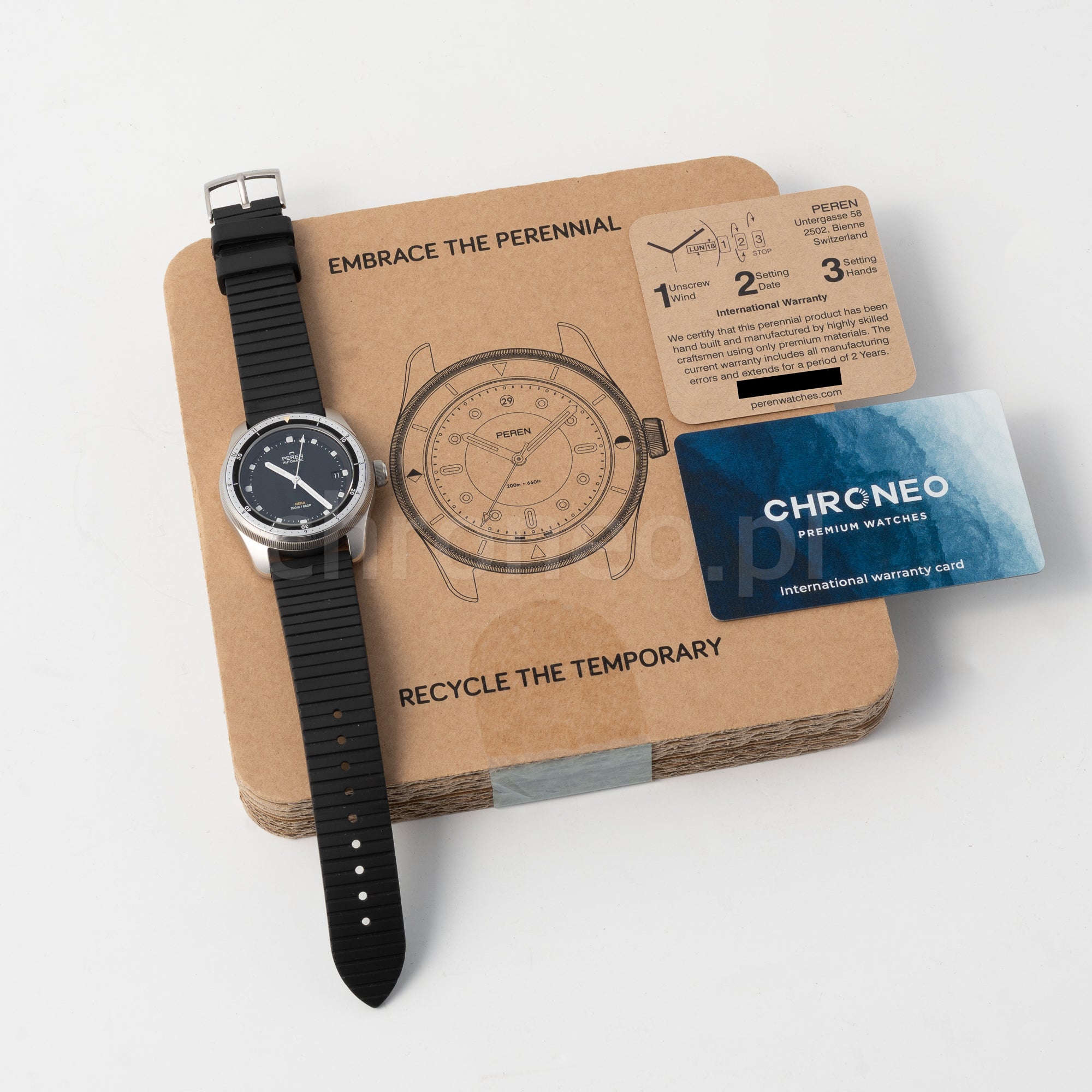 Peren Regia Nera 39 mm