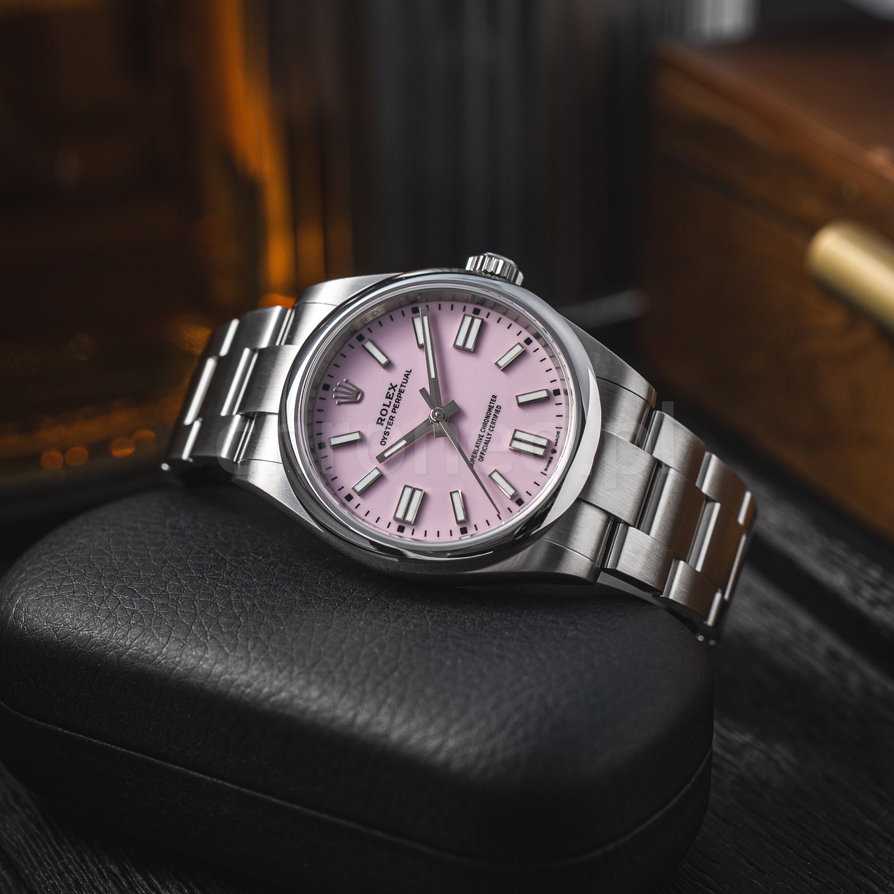 Rolex Oyster Perpetual Stainless Dial 41 134300 Pink