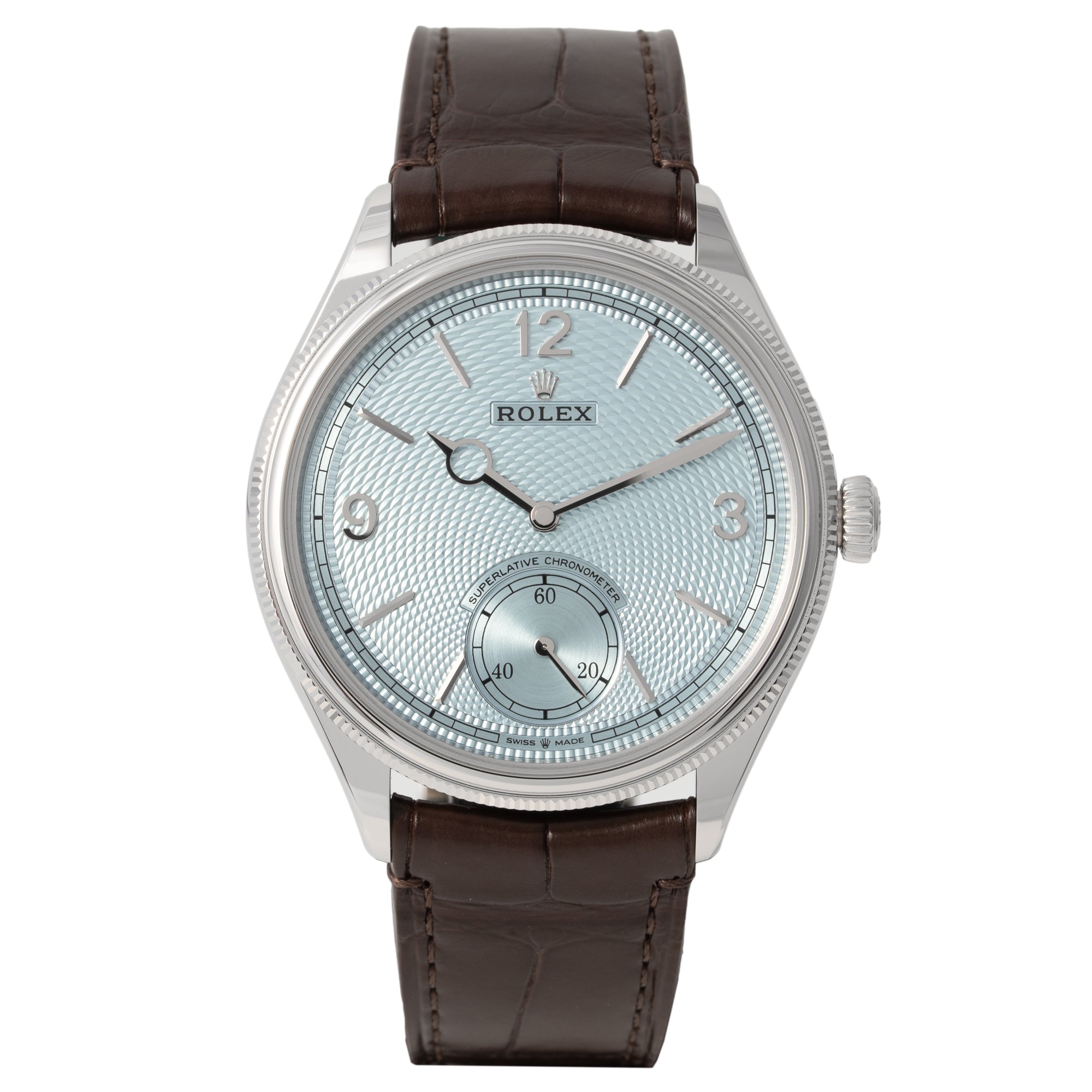 Rolex 1908 ref. 52506 Ice Blue Dial New
