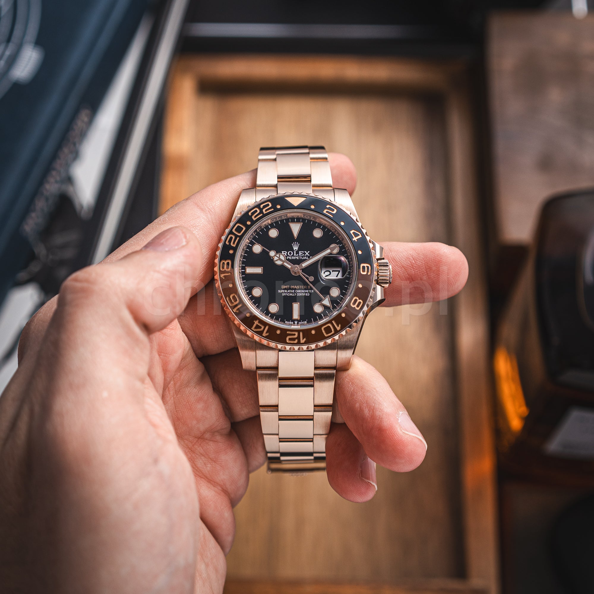 Rolex GMT-Master II 40 mm ref. 126715CHNR Rootbeer