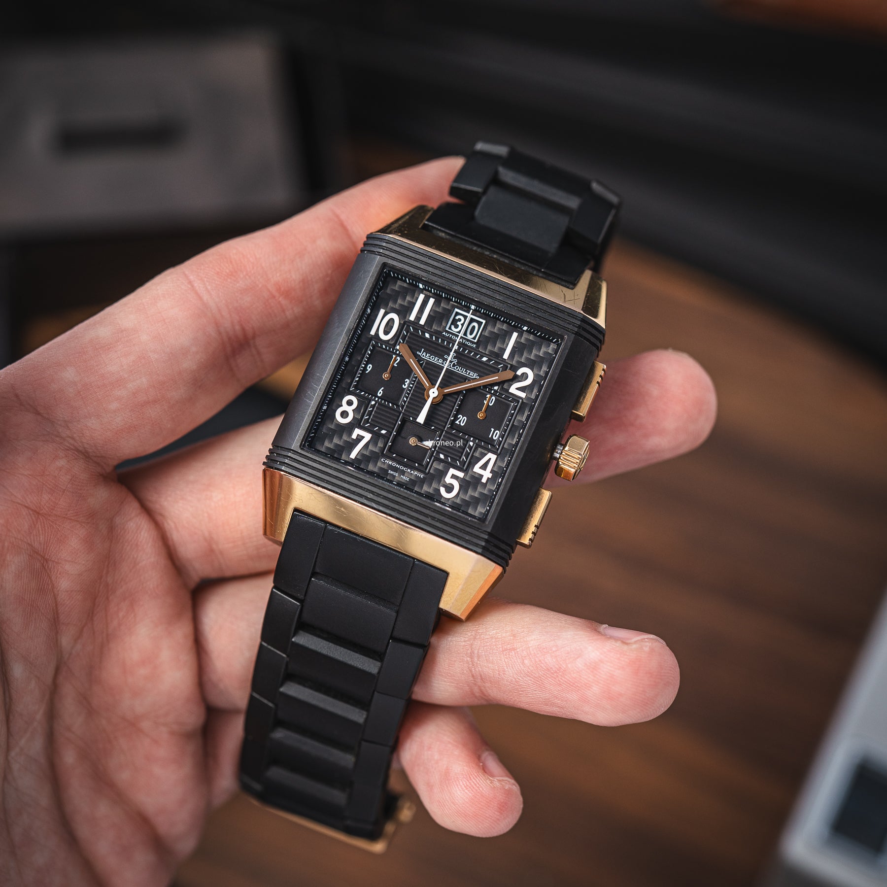 Jaeger-LeCoultre Reverso Squadra tribute to Eduardo Novillo Astrada Limited ref. 231.L.50