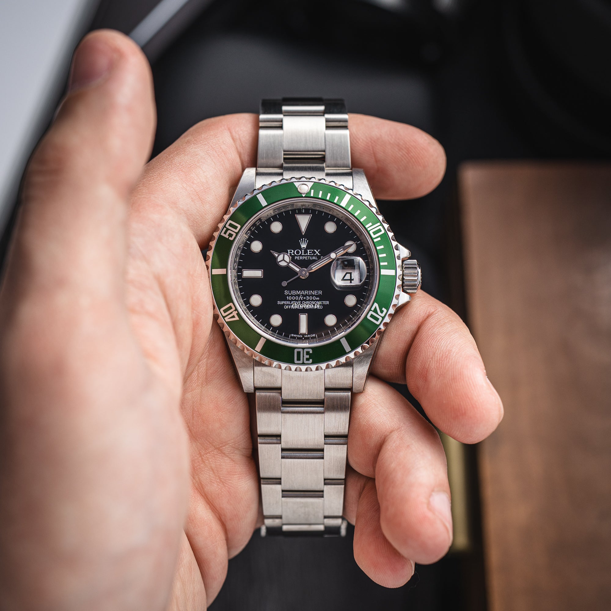 Rolex Submariner Date 40 mm ref. 16610LV "Kermit"