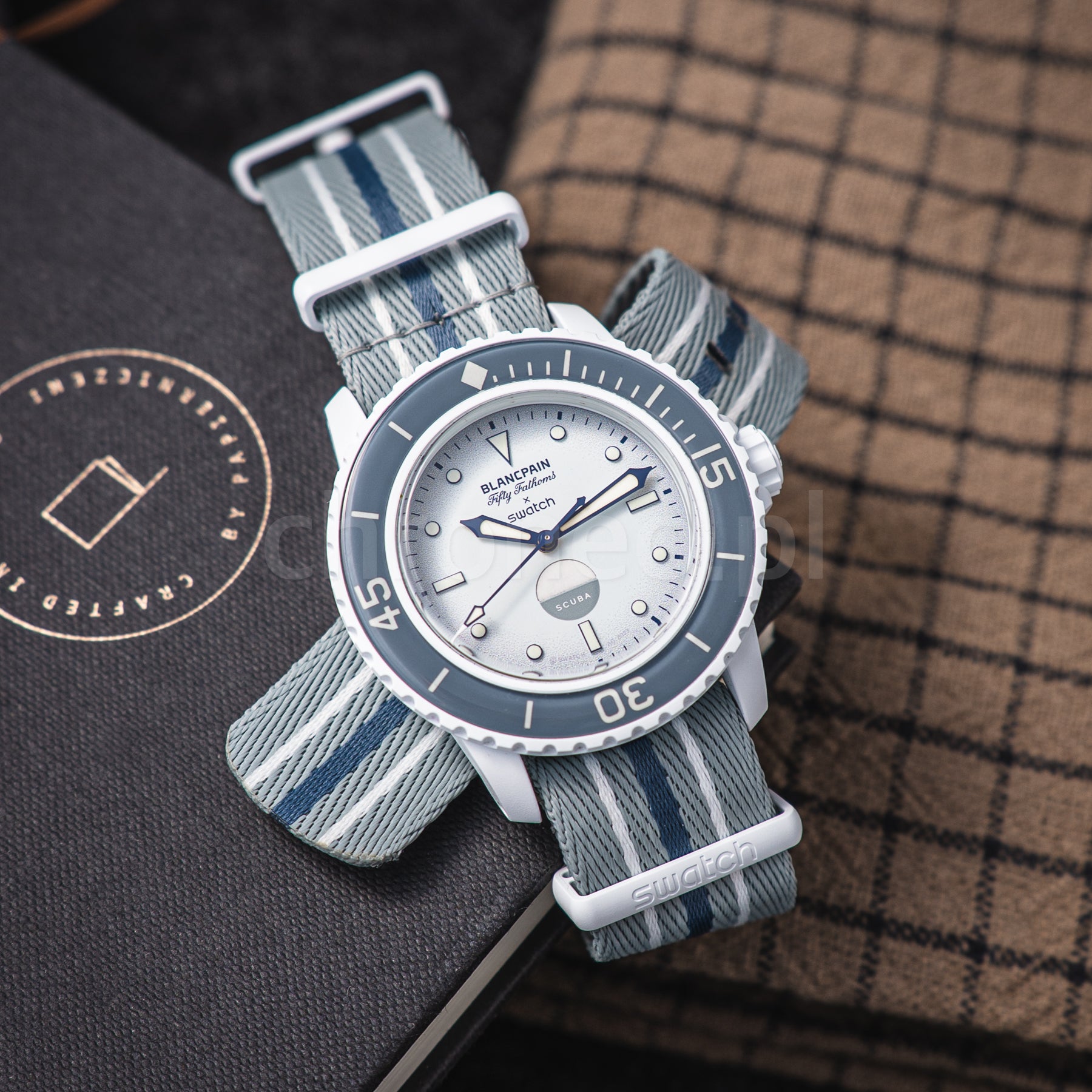 Swatch Blancpain Scuba Fifty Fathoms Antarctic Ocean ref. SO35S100