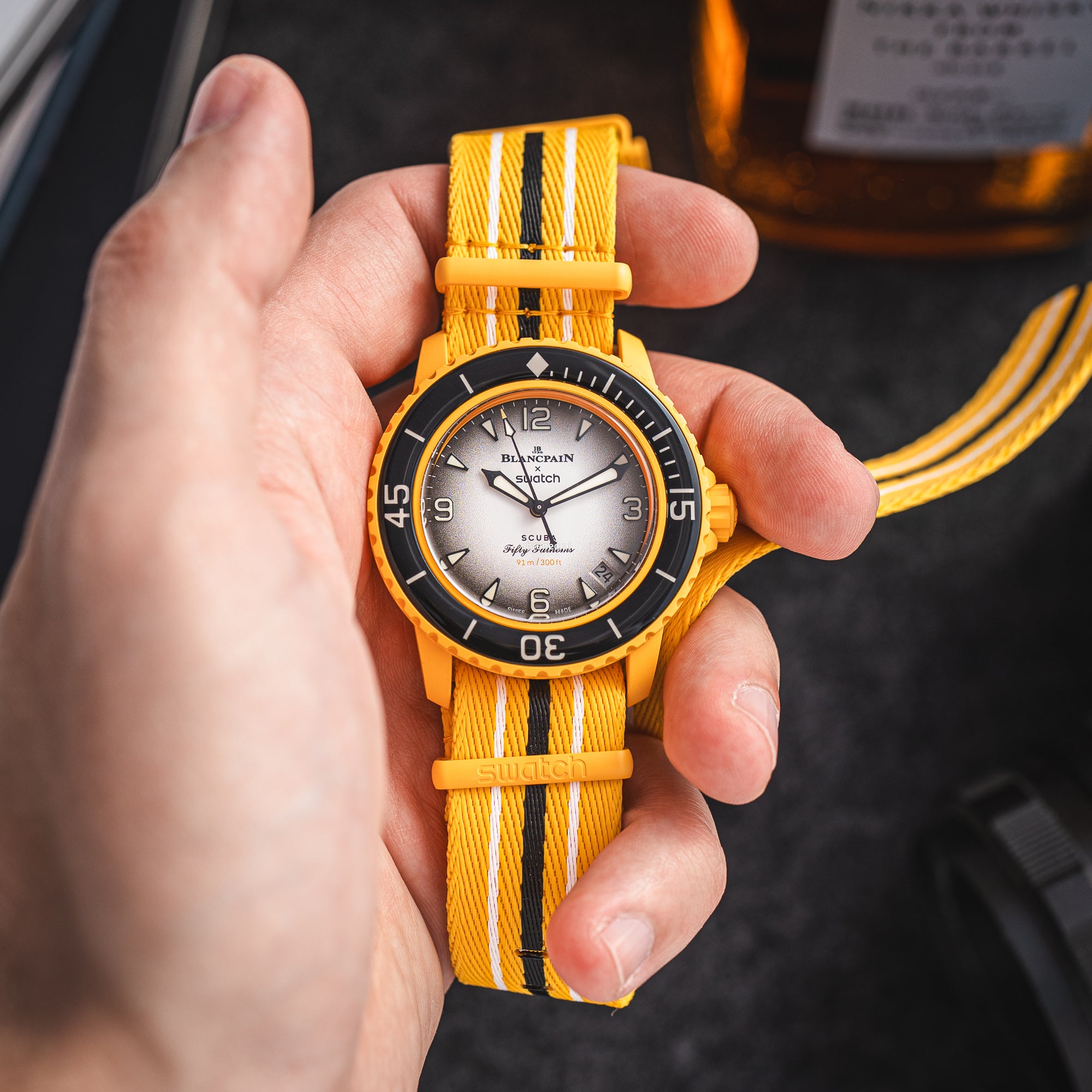 Blancpain Scuba Fifty Fathoms Collection Pacific X Swatch S035P100