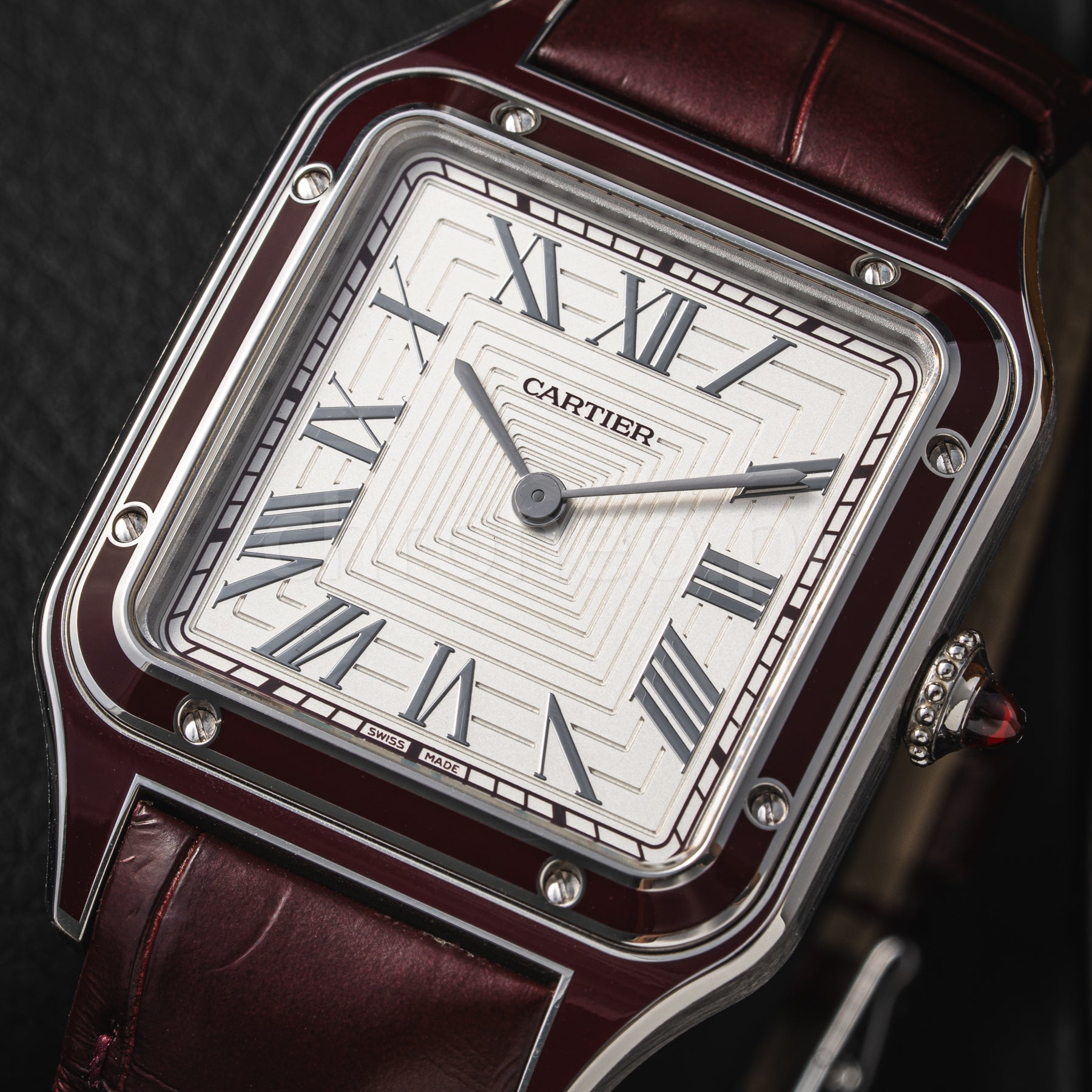 Cartier Santos Dumont Large Platinum WGSA0053