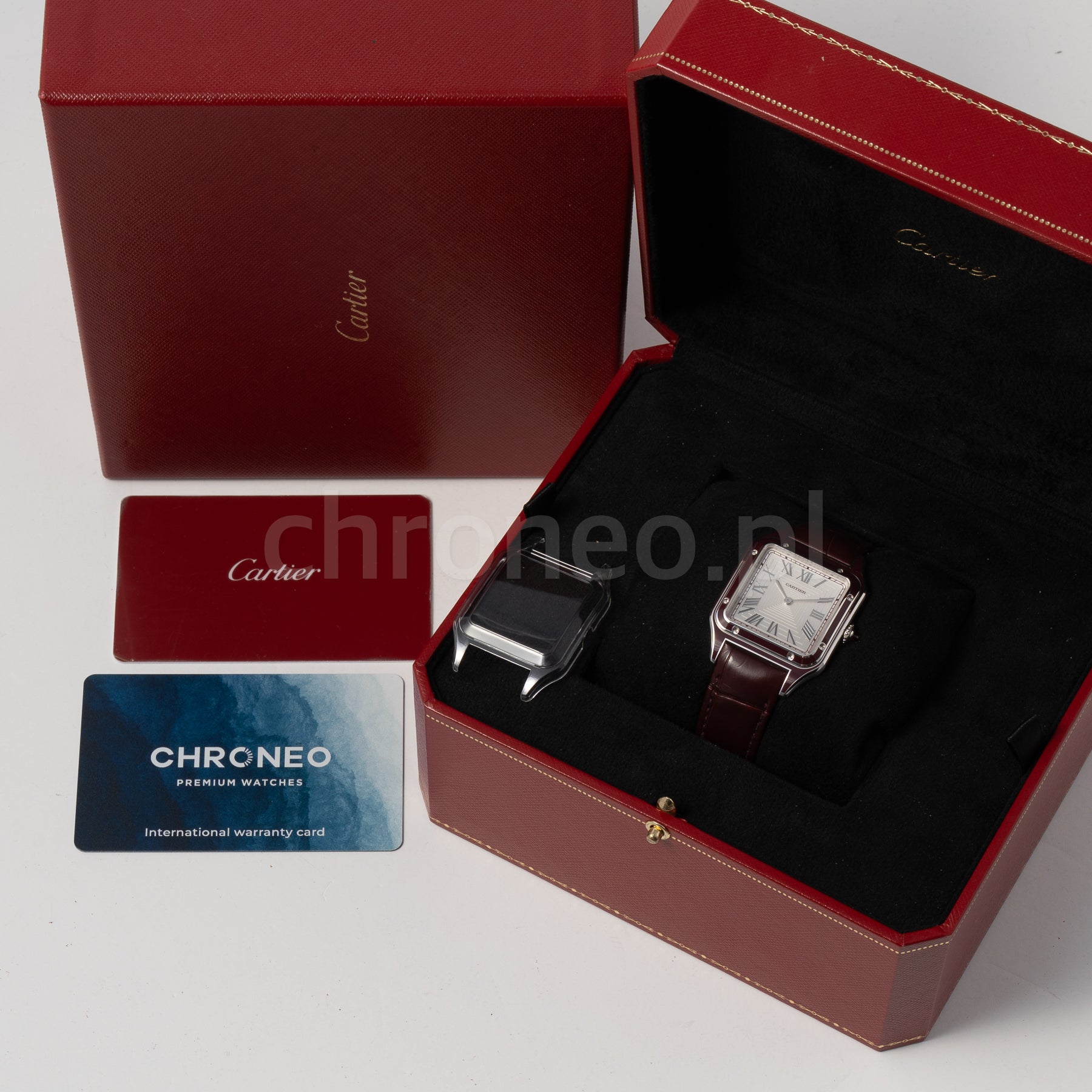Cartier Santos Dumont Large Platinum WGSA0053