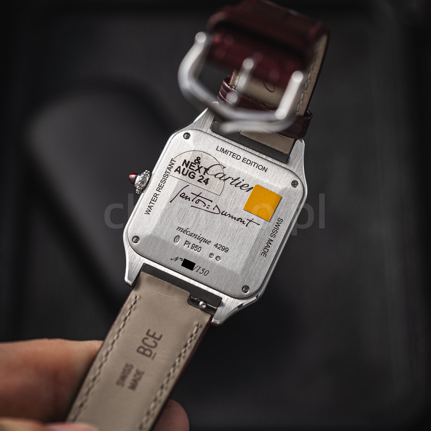 Cartier Santos Dumont Large Platinum WGSA0053