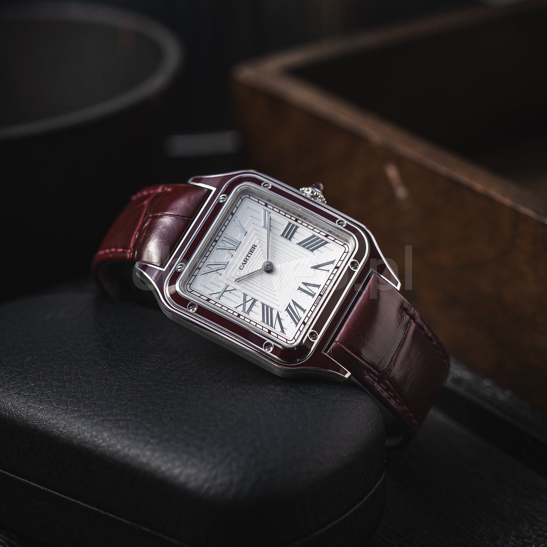 Cartier Santos Dumont Large Platinum WGSA0053