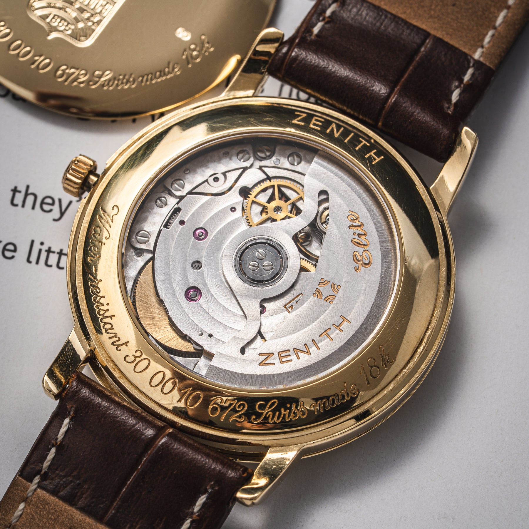 Zenith Automatic Limited Gold 672 ref. 30.0010.672