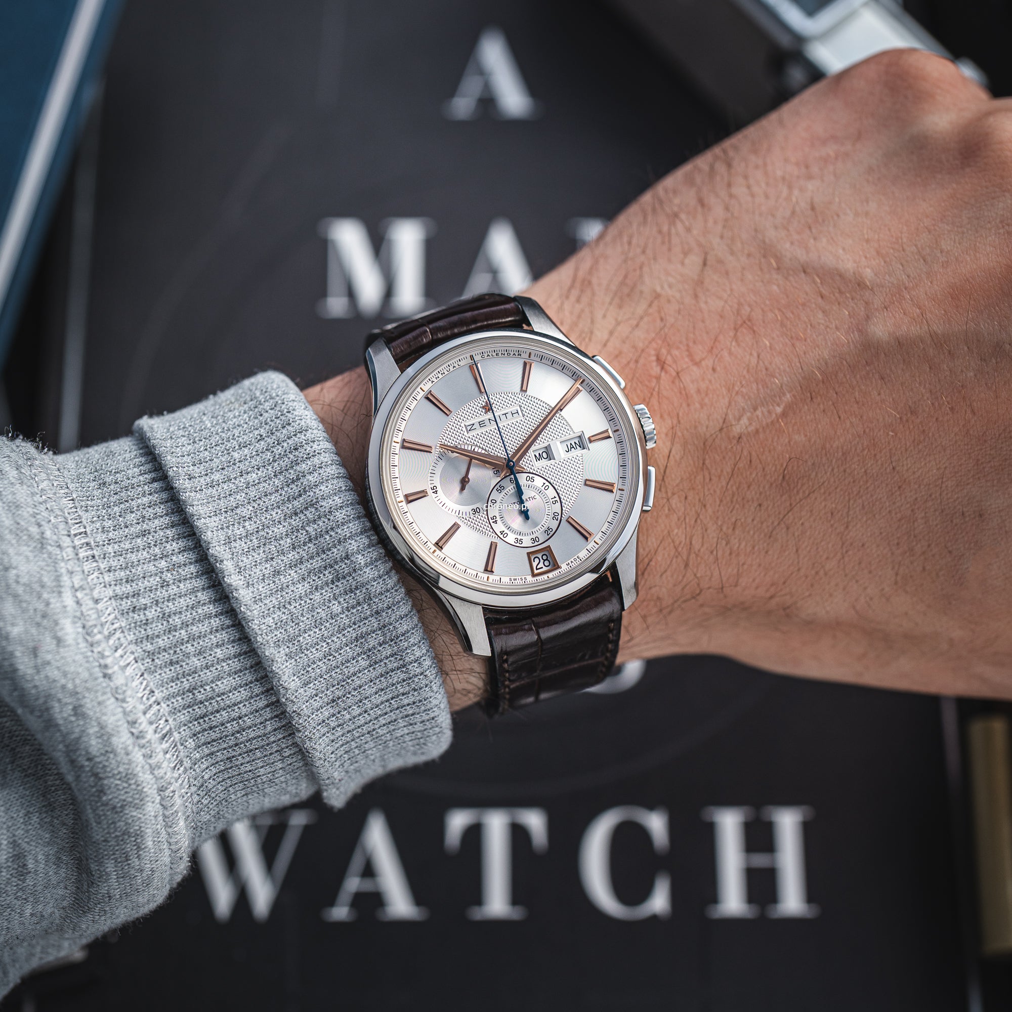 
Zenith Winsor Annual Calendar El Primero Captain 42 mm ref. 03.2070.4054/02.C711
