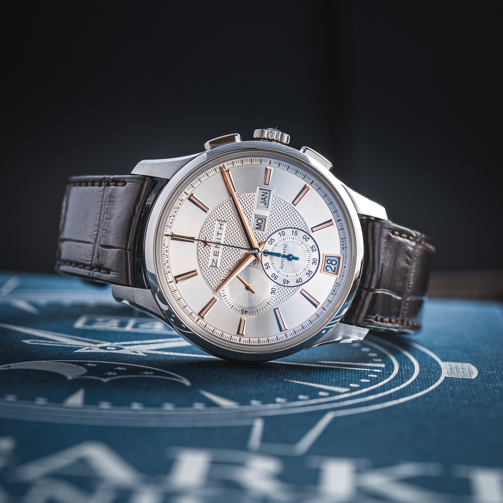 
Zenith Winsor Annual Calendar El Primero Captain 42 mm ref. 03.2070.4054/02.C711