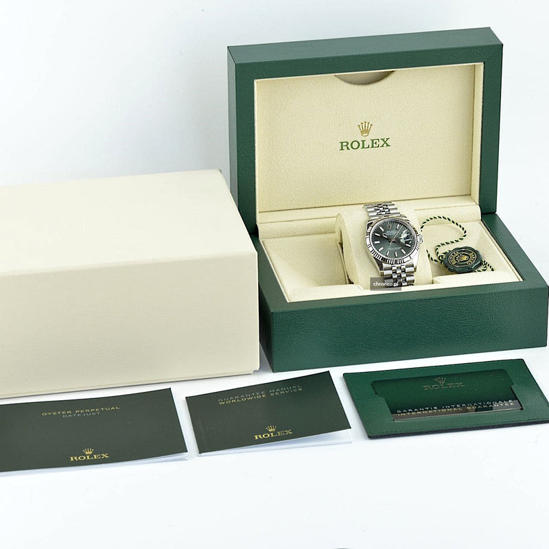 Rolex Datejust 36 Mint green ref. 126234